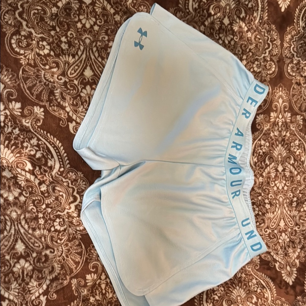 Under Armour Light Blue Athletic Shorts